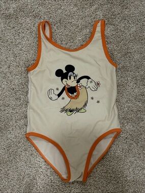 Zara Home x Disney Cream Minnie Mouse One-Piece with Orange Trim